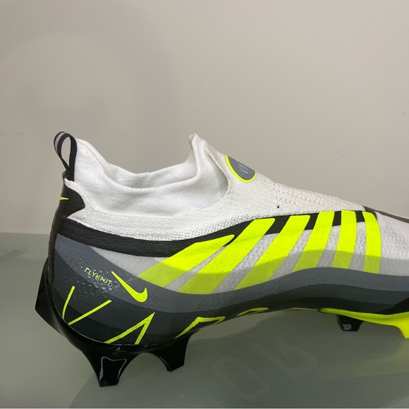 Nike Vapor Edge Elite 360 Flyknit Ghost Lace Football Black White Volt Size 11 main image 8